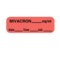 Nevs Label, Mivacron 1/2" x 1-1/2" Flr Red w/Black LANT-1502D - alternate 1